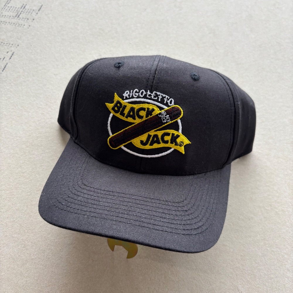 Vintage 90s Falcon Rigoletto Black Jack Hat NWOT